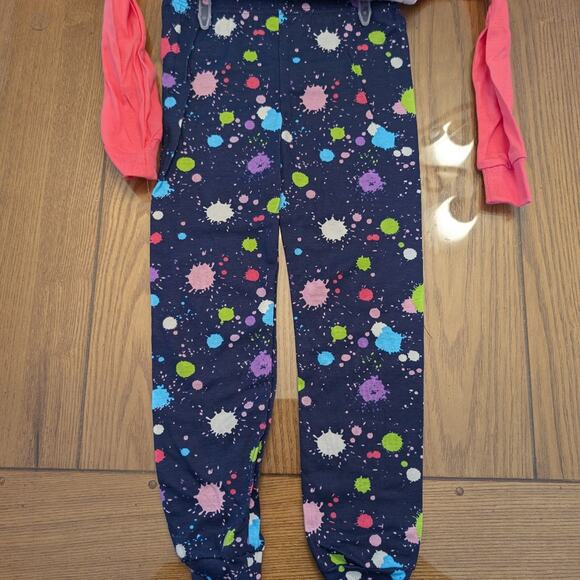 Toddler Girls Mess Maker Monster Snug Fit Cotton Pajamas -blue Size multiple - Picture 4 of 8